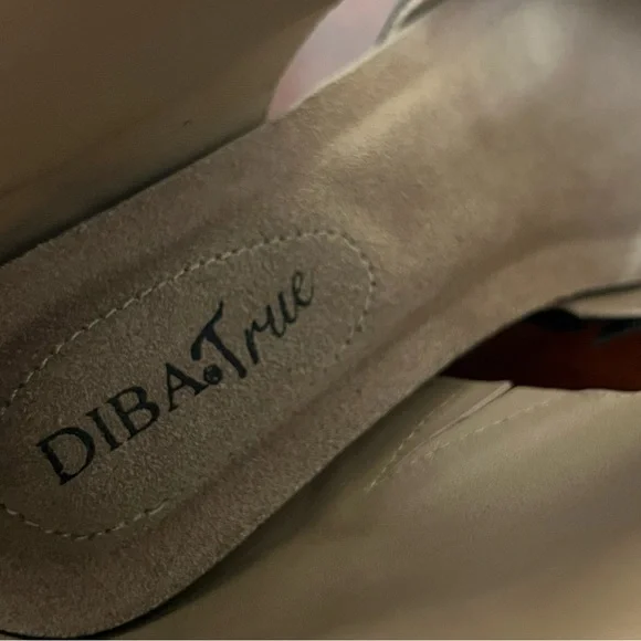 Diba True "Next N Line" Black Leather Wedge Sandals 10 NWOT - Picture 16 of 16